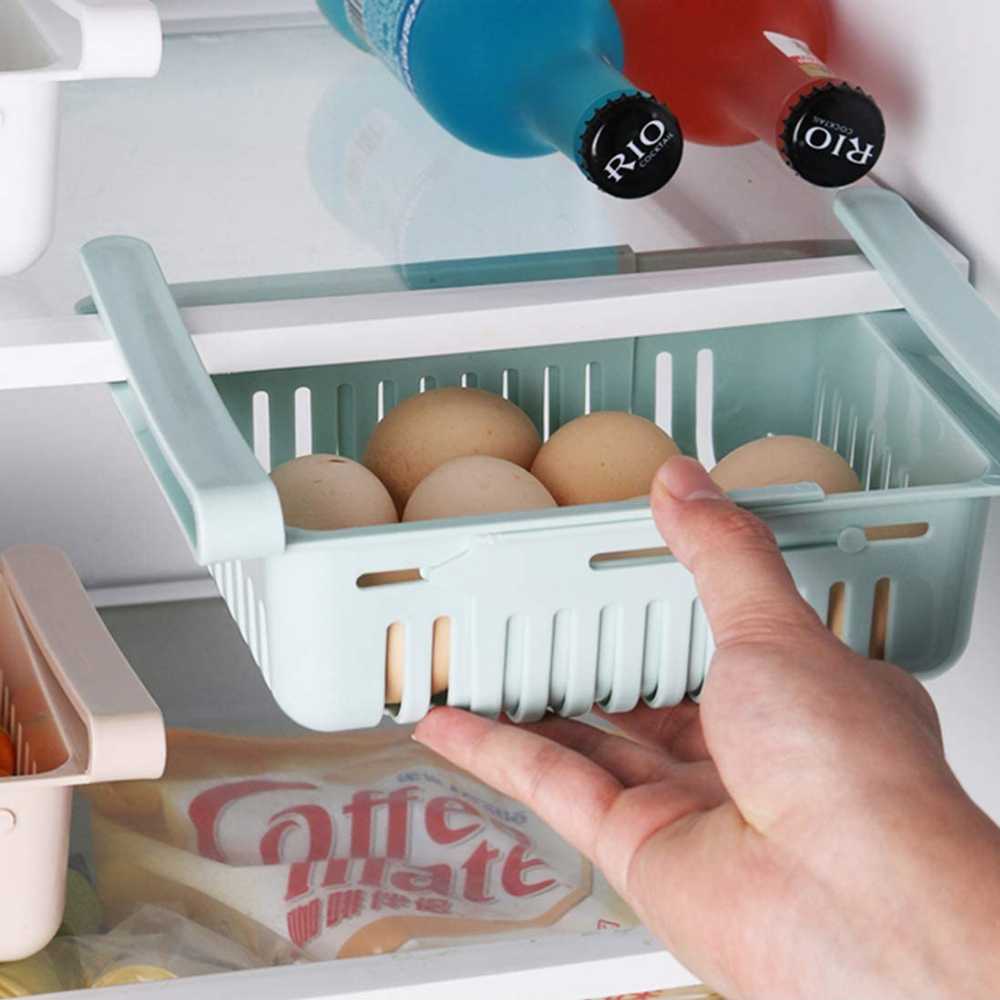 Retractable Drawer Type Refrigerator Storage Box