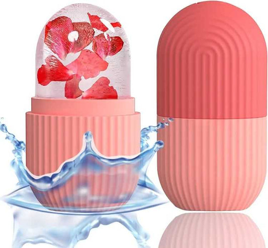 Silicone Ice Cube Roller Massager For Face Eyes And Neck Naturally Conditioning And Skin Care De Puff Eye Bags Reduce Migraine Pain Reusable Massage Silicone Ice Mold